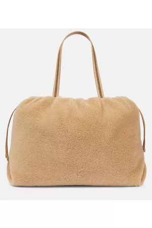 Brunello Cucinelli Naiset Ostoskassit - Large wool cashmere tote bag