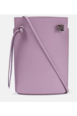 Loewe Naiset Olkalaukut - Dice pocket leather shoulder bag