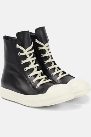 Rick Owens Leather high-top sneakers