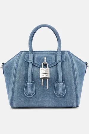 Givenchy Antigona Lock Mini denim tote bag