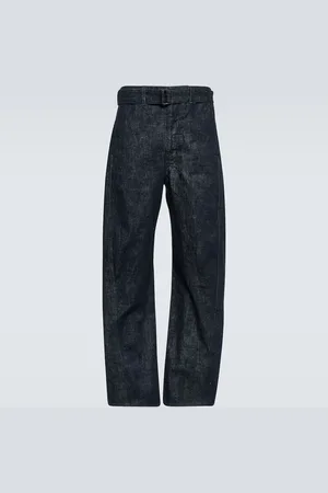 LEMAIRE Twisted belted jeans