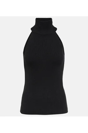 Lisa Yang Freya turtleneck cashmere tank top