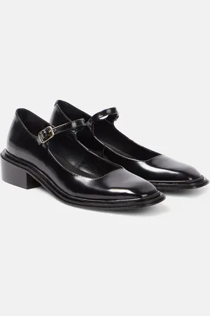 Souliers Martinez Penelope leather Mary Jane flats