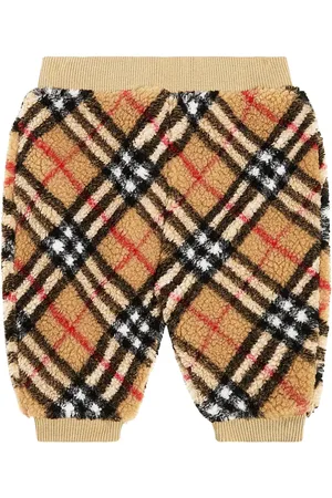 Burberry Baby Burberry Check teddy sweatpants