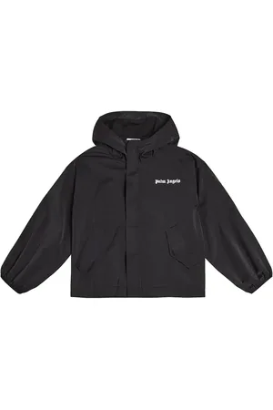 Palm Angels Logo zip-up hoodie