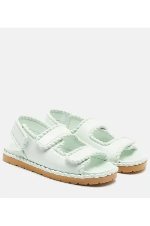 Bottega Veneta Jack torchon-trimmed leather sandals