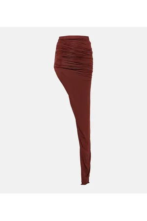 Rick Owens Gathered maxi skirt