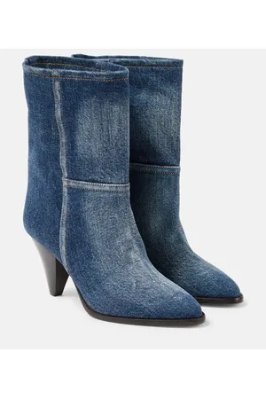 Isabel Marant Rouxa denim ankle boots