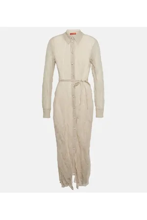 Altuzarra Agnes cotton and silk shirt dress