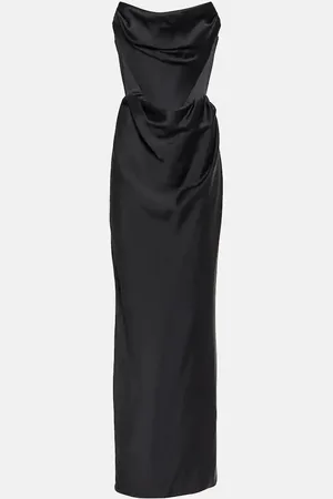 Vivienne Westwood Off-shoulder satin gown
