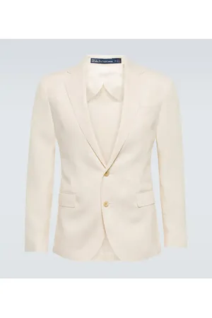 Ralph Lauren Single-breasted linen blazer
