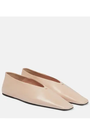 Jil Sander Leather ballet flats