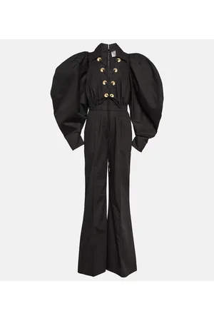 Elie saab Puffed-sleeve jumpsuit
