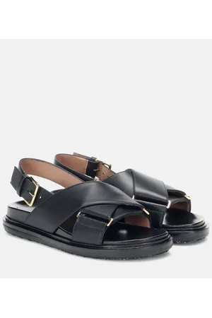 Marni Fussbett leather sandals