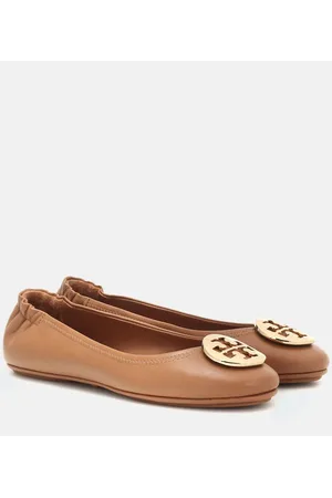 Tory Burch Minnie Travel leather ballet flats