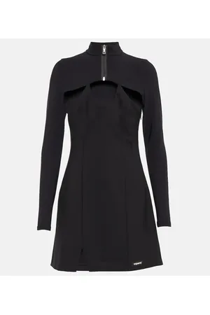 COPERNI Cutout wool-blend minidress