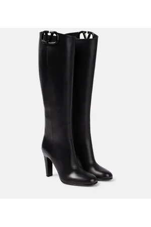 VALENTINO GARAVANI VLogo Signature leather knee-high boots