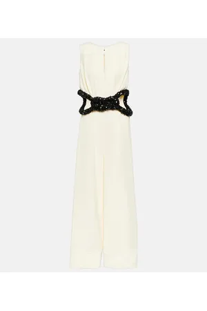 Jil Sander Knotted cutout crÃªpe gown