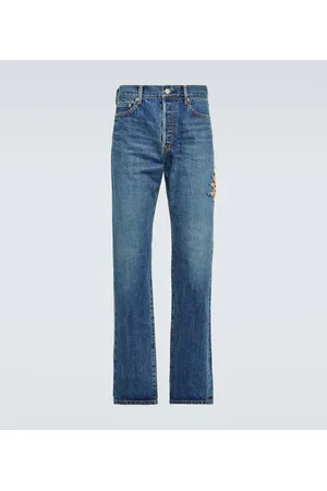 UNDERCOVER Beaded straight jeans