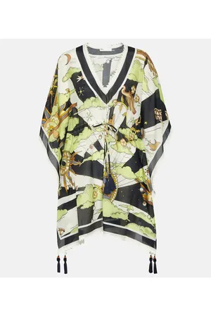 Tory Burch Printed cotton and silk minidress