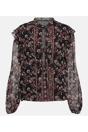 Giambattista Valli Printed silk blouse