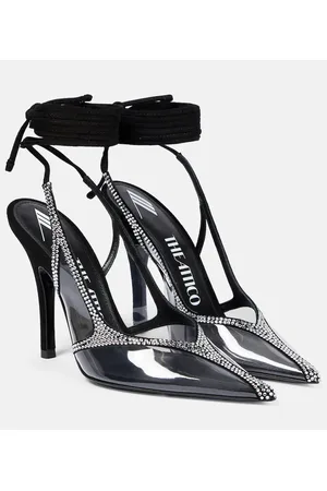 The Attico Venus crystal-embellished pumps