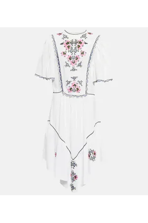 Isabel Marant Sinezia embroidered midi dress