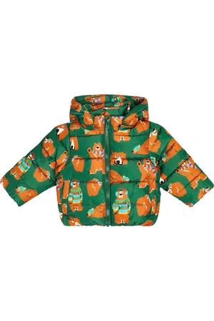 Stella McCartney Baby printed hooded puffer jacket