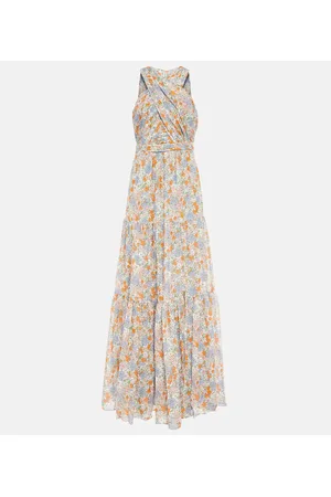VERONICA BEARD Florencia floral silk maxi dress