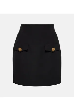 Balmain Wool miniskirt