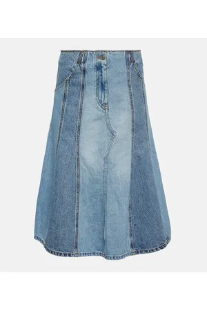 Victoria Beckham Denim midi skirt