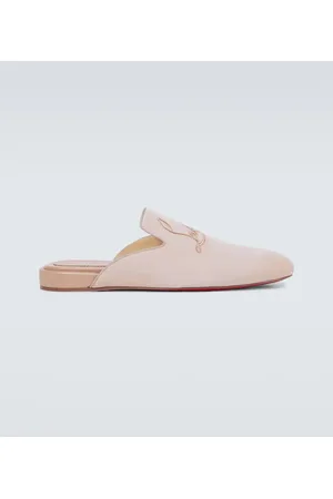 Christian Louboutin Navy Coolito Flat mules