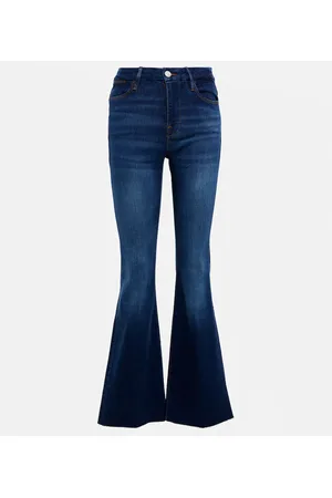 Frame Wide-leg flare jeans