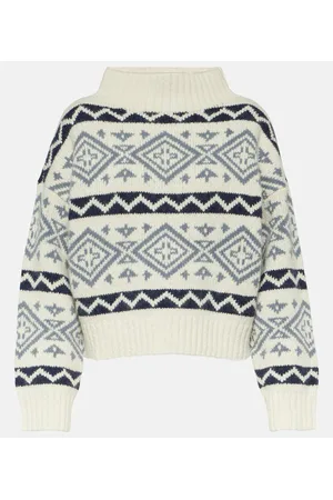 Ralph Lauren Intarsia wool and cotton-blend sweater