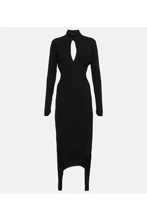 Patou Cutout jersey midi dress
