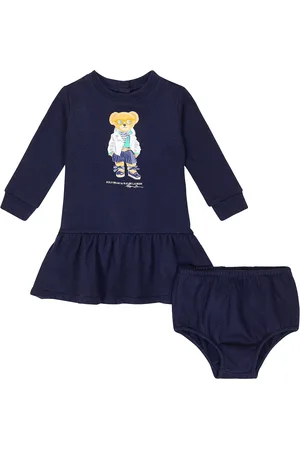 Ralph Lauren Baby cotton dress and bloomers set