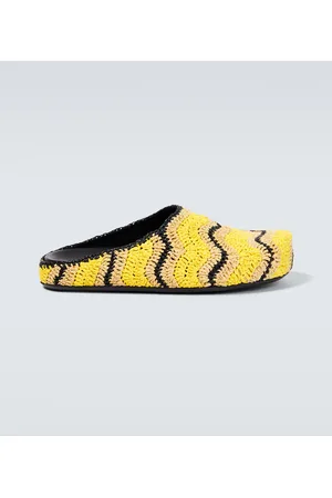 Marni X No Vacancy Inn woven mules