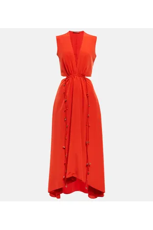 Altuzarra V-neck midi dress