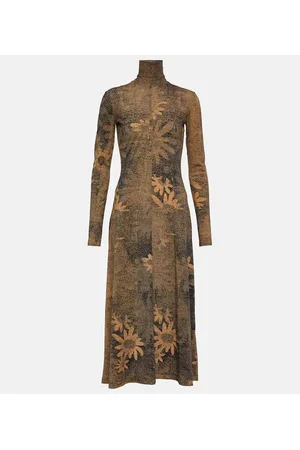 Maison Margiela Floral midi dress