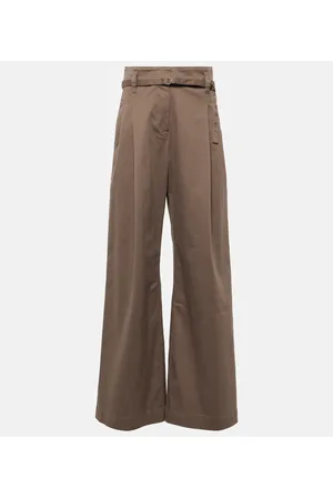 Proenza Schouler Raver high-rise twill wide-leg pants