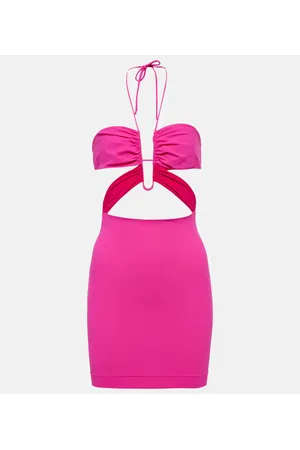 Nensi Dojaka Halterneck minidress