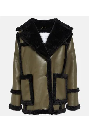 Proenza Schouler White Label faux shearling-lined jacket