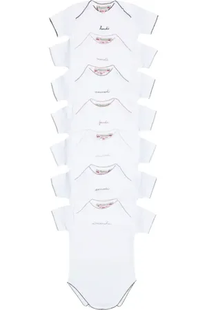 BONPOINT Baby set of 7 cotton onesies