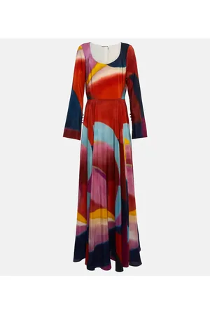 Chloé ChloÃ© Printed silk maxi dress