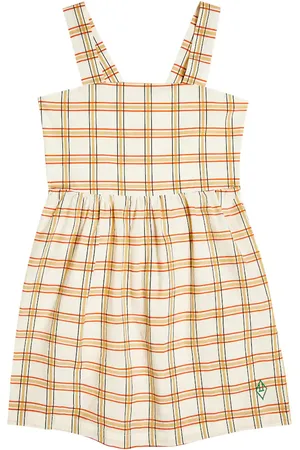 The Animals Observatory Badger checked cotton dress