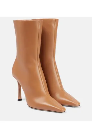 Jimmy Choo Agathe 100 leather ankle boots