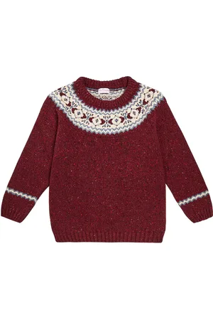 La Coqueta Fair Isle wool-blend sweater