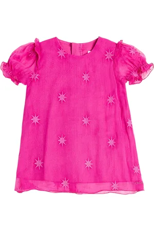 Chloé ChloÃ© Kids Baby short-sleeve silk dress