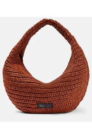 Khaite Olivia Medium raffia shoulder bag