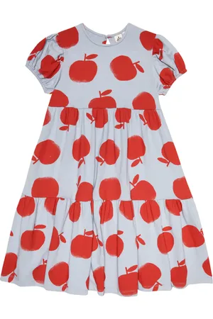 Jelly Mallow Pomme ruffle cotton dress